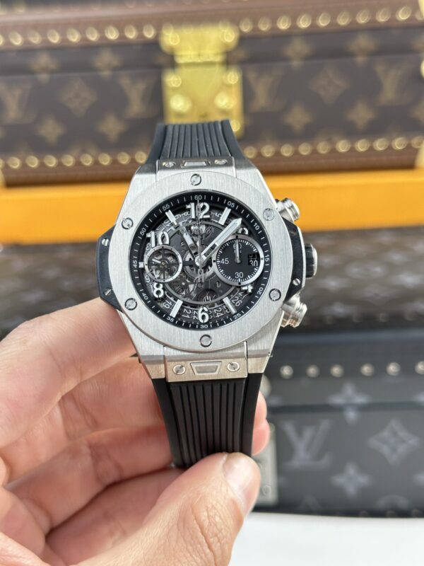 Đồng Hồ Nam Hublot Big Bang Unico Titanium Màu Xám Rep 1:1 BBF 42mm