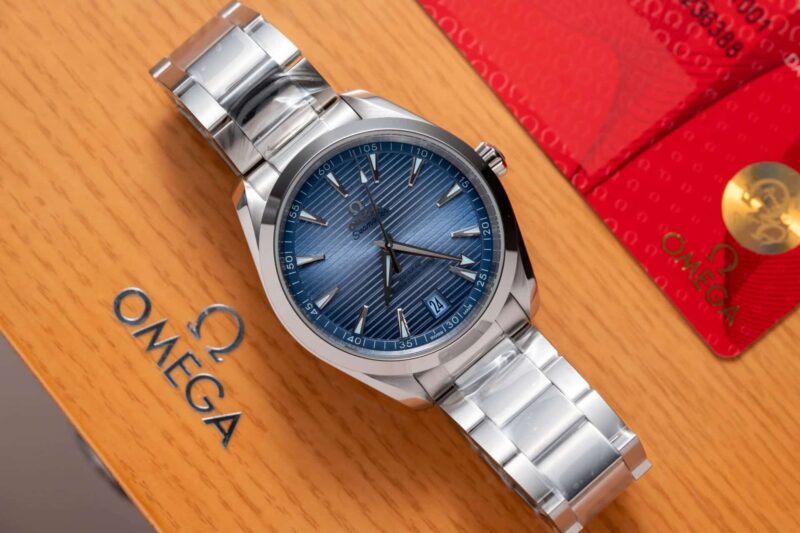 Đồng Hồ Omega Seamaster Aqua Terra 150M Summber Blue Mặt Xanh Dương Dây Thép Rep 1:1 41mm