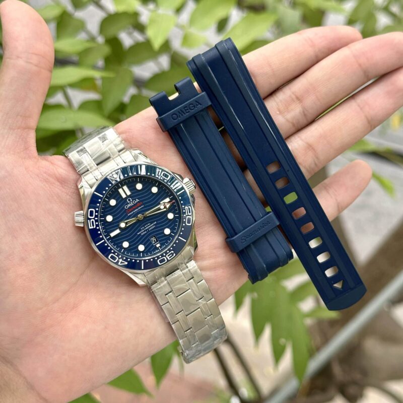 Đồng Hồ Omega Nam Seamaster Diver 300M Mặt Số Xanh Dương Rep 1:1 42mm