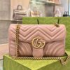 Túi Xách Gucci GG Marmont Shoulder Bag Màu Hồng VIP Size 26cm