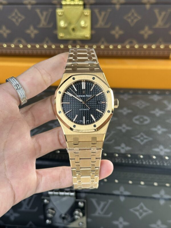 Đồng Hồ Audemars Piguet Royal Oak 15400OR Vàng Hồng Mặt Số Đen