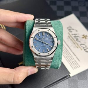 Đồng Hồ Audemars Piguet Royal Oak 15450ST Mặt Xanh Dương Super Clone APS Factory 37mm