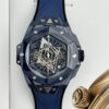 Đồng Hồ Hublot Big Bang Sang Bleu II Blue Ceramic Vỏ Gốm Xanh Dây Cao Su Rep 1:1 Cao Nhất 45mm