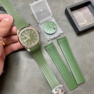 Đồng Hồ Patek Philippe Aquanaut 5168G-010 Màu Xanh Khaki Tinh Chỉnh 42.2mm