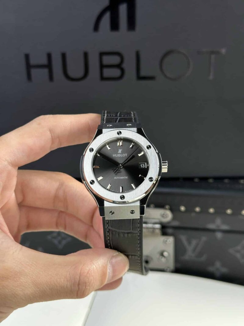 Đồng Hồ Nam Hublot Classic Fusion Titanium Mặt Xám Super Clone JJF 38mm