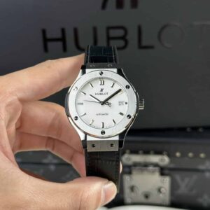 Đồng Hồ Name Hublot Classic Fusion Titanium Mặt Trắng Rep