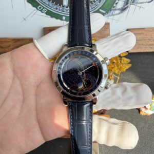 Patek Philippe Grand Complications 6102P-001 Blue Dial Leather Strap Super Clone PPF