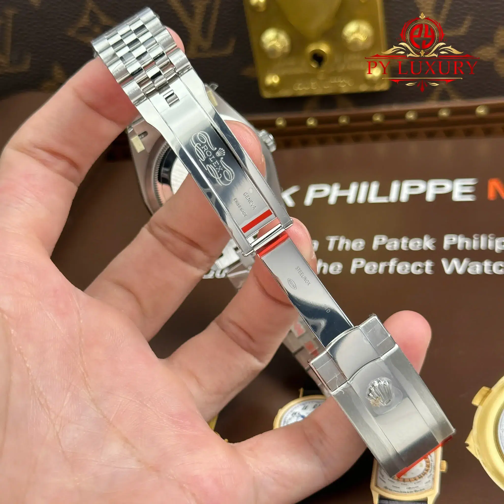 Rolex Datejust 126234 Blue Fluted-Motif Diamond Dial Jubilee Bracelet - 3