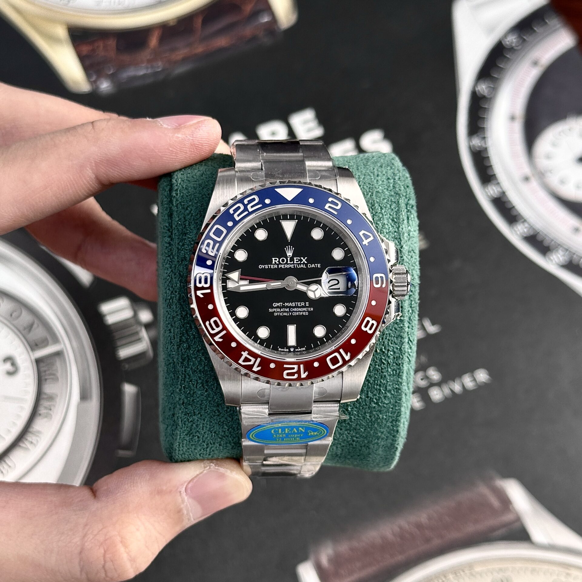 Rolex GMT-Master II 126710BLRO Pepsi Oyster Bracelet Clean Factory 40mm