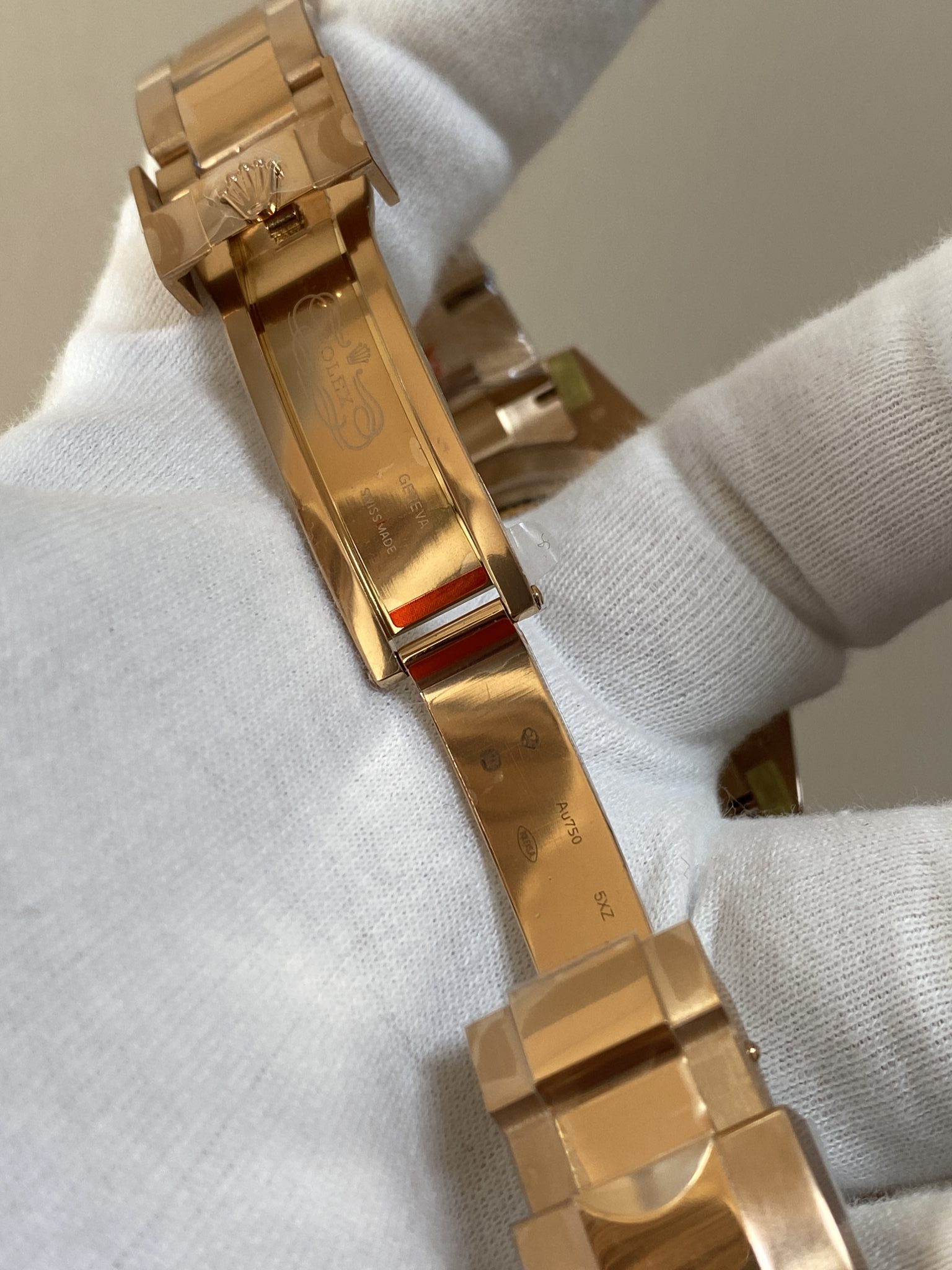 Rolex GMT-Master II Root Beer Rose Gold Black Dial Top Quality Replica Gained Weight 183g QF - 8