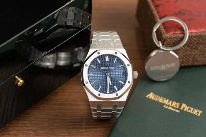 Đồng Hồ Nam Audemars Piguet Royal Oak 15500ST Mặt Xanh Lam Replica Cao Nhất 41mm