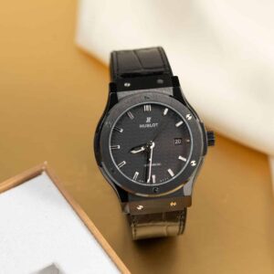 Đồng Hồ Hublot Classic Fusion Black Magic Vỏ Gốm Mặt Carbon Máy SW300 Rep 1:1 42mm