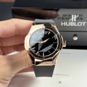 Đồng Hồ Hublot Classic Fusion Orlinski King Gold Mặt Đen Replica 40mm