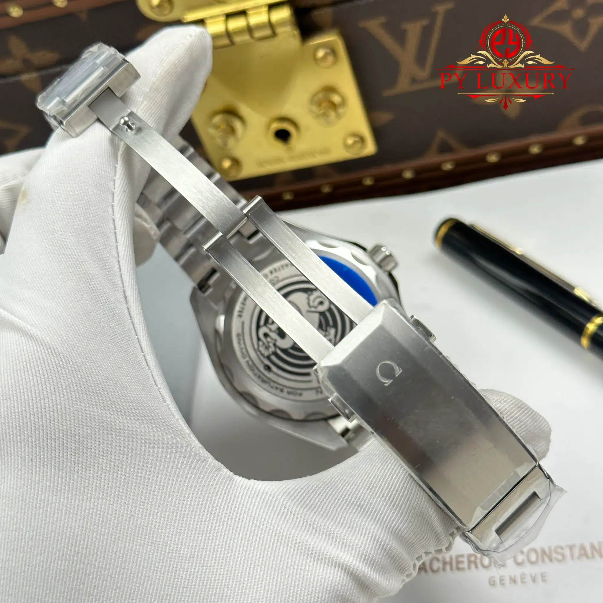 Omega Seamaster Planet Ocean 6000M Ultra Deep Blue Dial Best Replica - 10