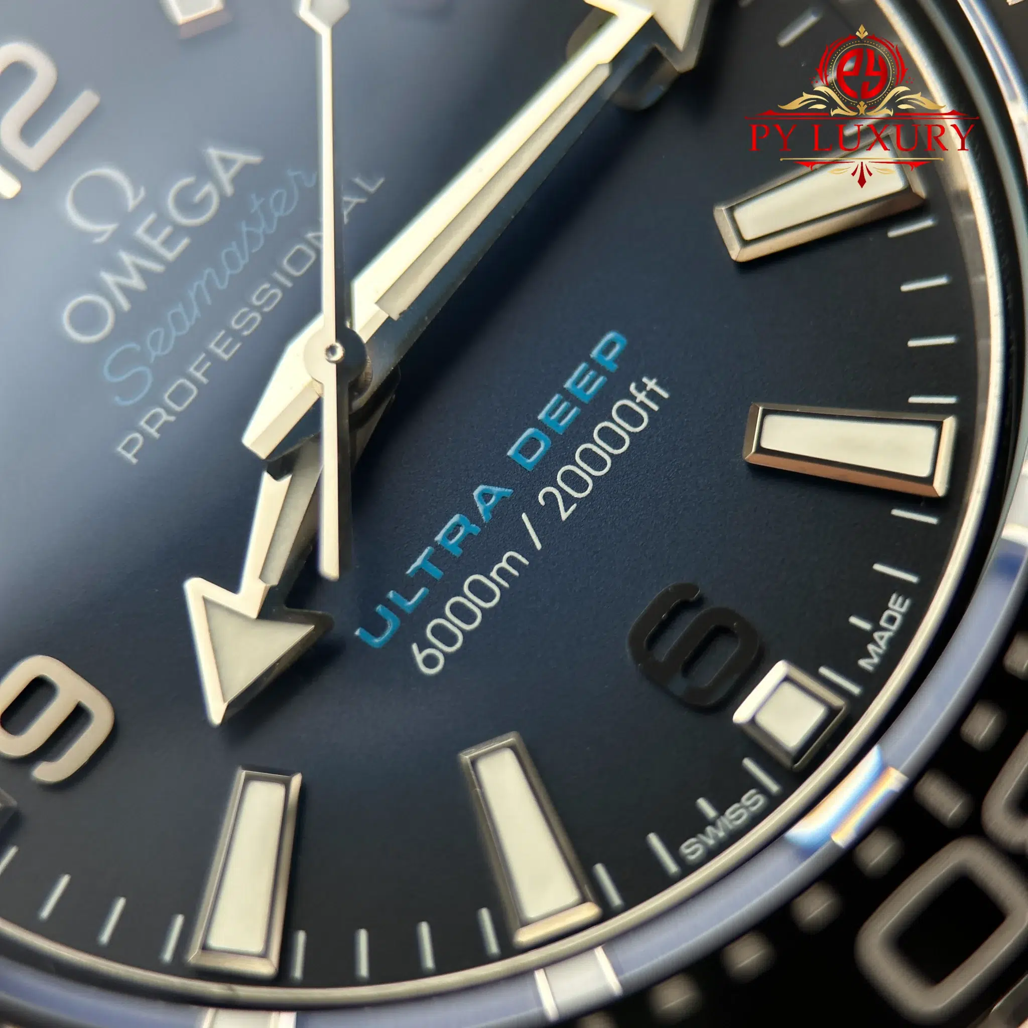 Omega Seamaster Planet Ocean 6000M Ultra Deep Blue Dial Best Replica - 6