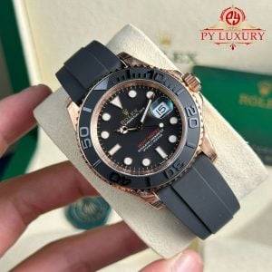 Rolex Yacht-Master 126655 Rose Gold Black Dial