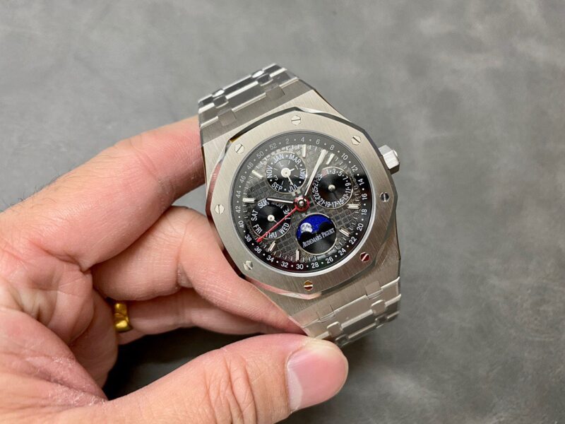 Audemars Piguet Royal Oak Perpetual Calendar 26574ST Grey Dial Best Replica 41mm