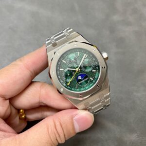 Đồng Hồ Audemars Piguet Royal Oak Perpetual Calendar 26606ST Mặt Xanh Lá Rep 1:1 41mm