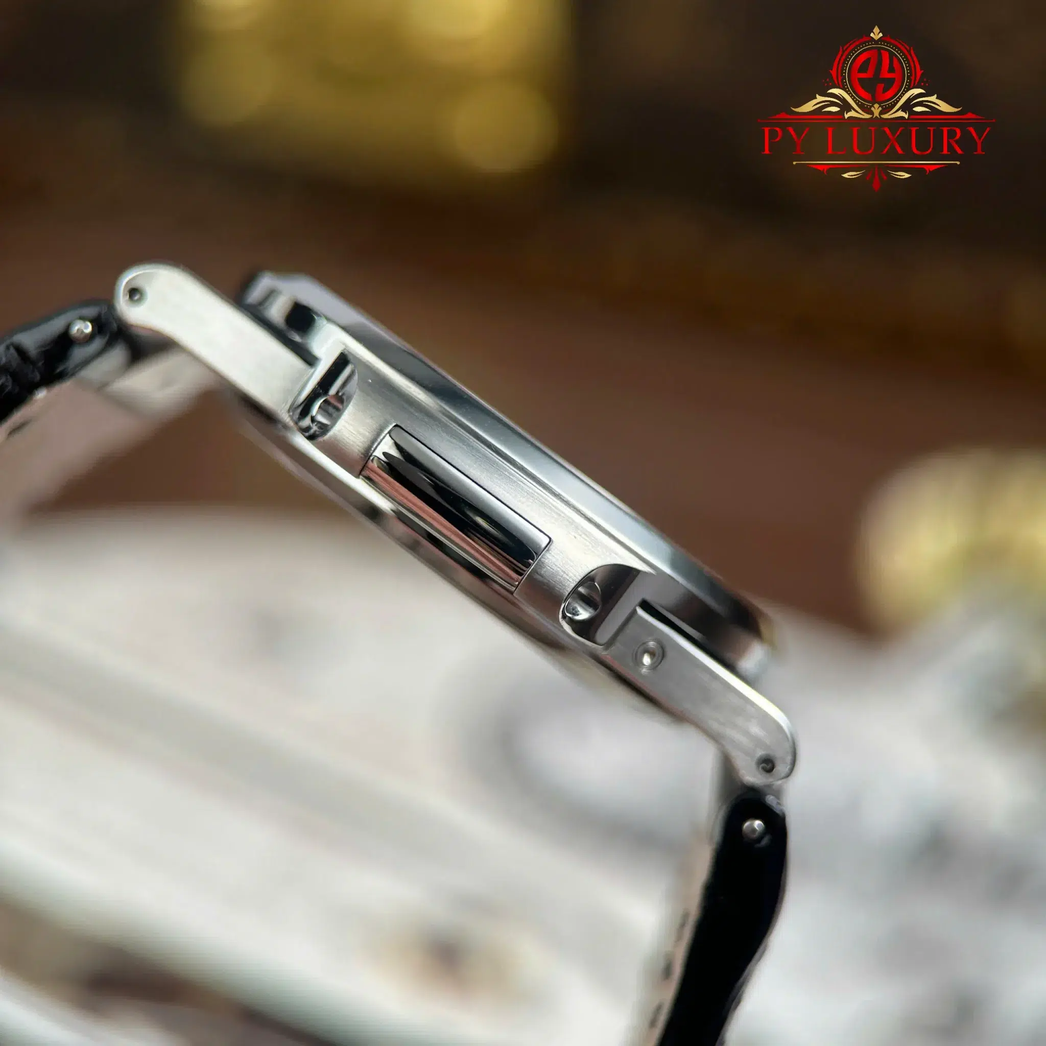 Patek Philippe Nautilus 5712 Blue Dial Leather Best Quality Replica - 3