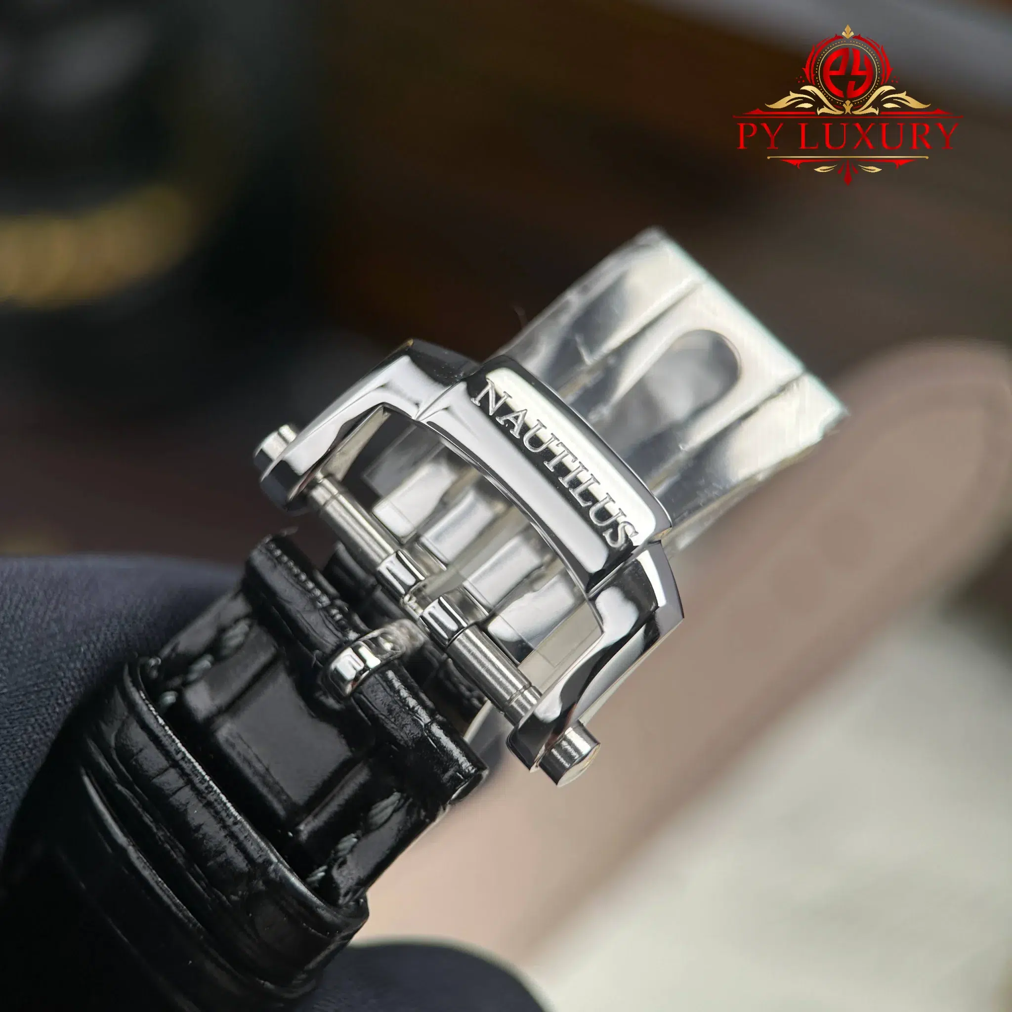 Patek Philippe Nautilus 5712G-001 Grey Dial Leather Strap Best Quality Replica - 13