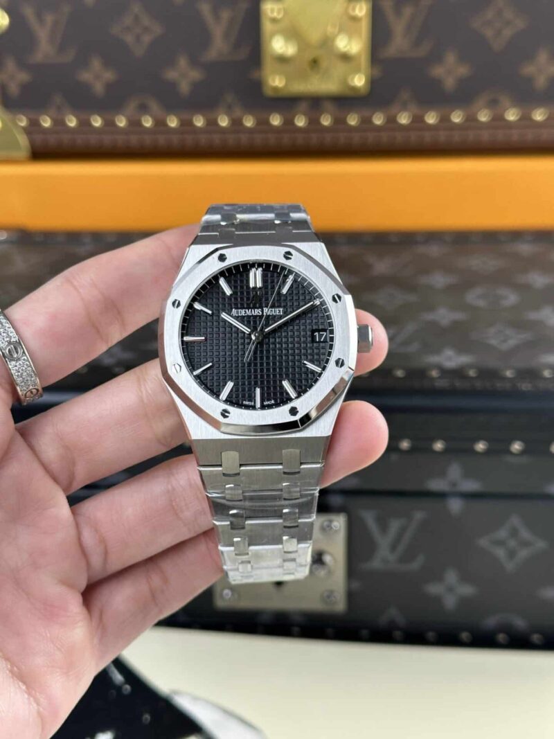 Đồng Hồ Nam Audemars Piguet Royal Oak 15500ST Mặt Đen Rep 1:1 Cao Nhất 41mm