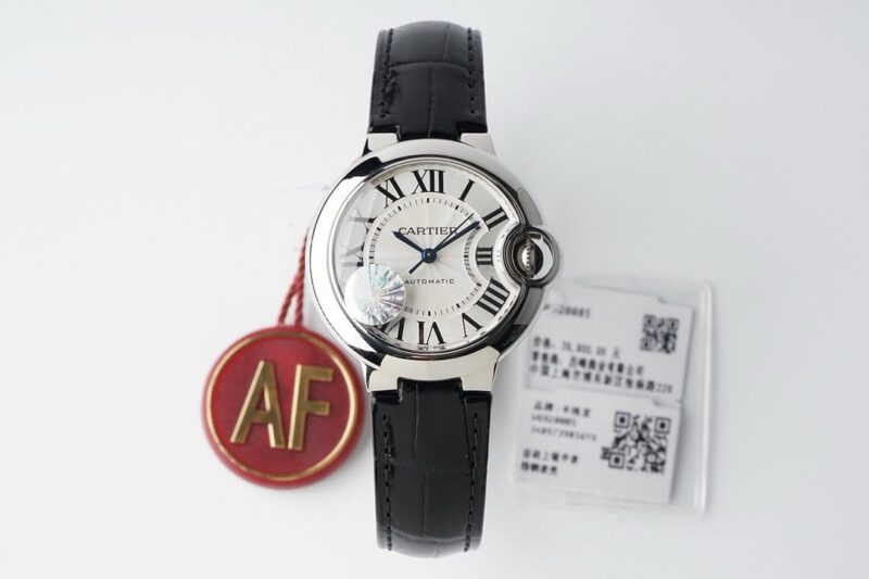 Đồng Hồ Nữ Cartier Ballon Bleu W6920085 Mặt Trắng Dây Da Rep 1:1 Cao Nhất AF 33mm