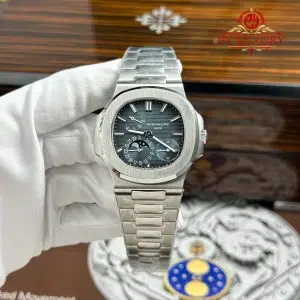 Patek Philippe Nautilus 5712/1A-001 Modify Blue Dial, Moonphase, Hands, Movement Engravings Super Clone