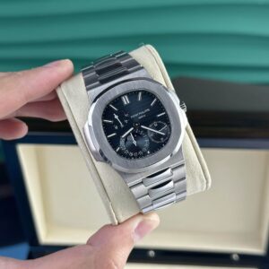 Patek Philippe Nautilus 5712/1A-001 Modify Blue Dial, Moonphase, Hands, Movement Engravings Super Clone 40mm