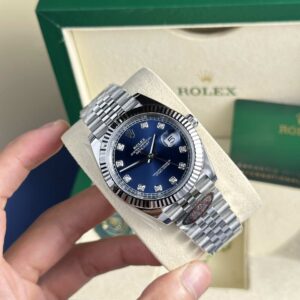 Rolex Datejust 41 126334 Blue Diamond Dial Jubilee Best Replica Clean Factory