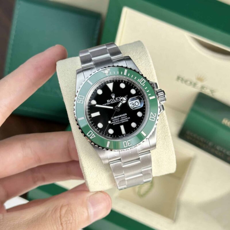 Rolex Submariner Starbuck 126610LV Black Dial Green Ceramic Bezel