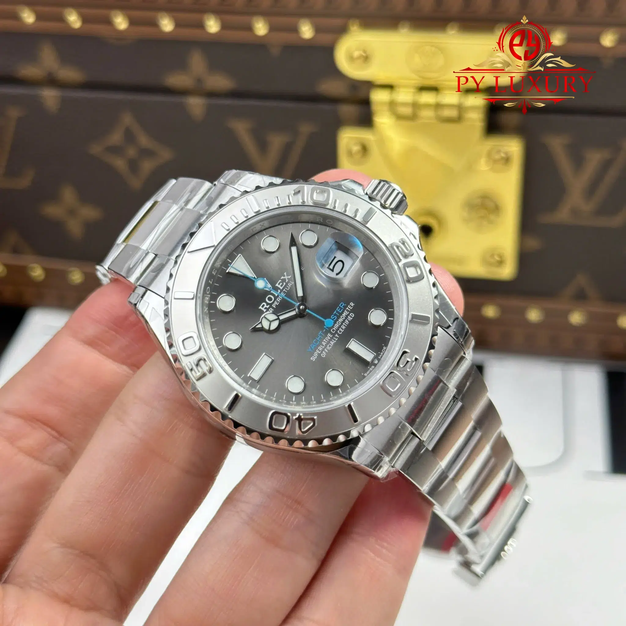 nattyan♡/3 Rolex Yacht-Master 126622 Dark Rhodium Dial Oyster Super Clone 40mm