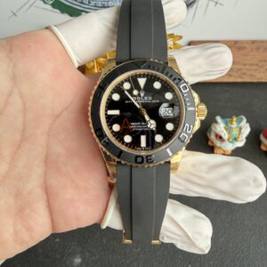 Rolex Yacht-Master 226658 Yellow Gold Black Dial Top Quality Replica 149g VSF