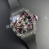 Đồng Hồ Richard Mille RM38-02 Bubba Watson Tourbillon Vỏ Carbon Đen Replica 43.7mm