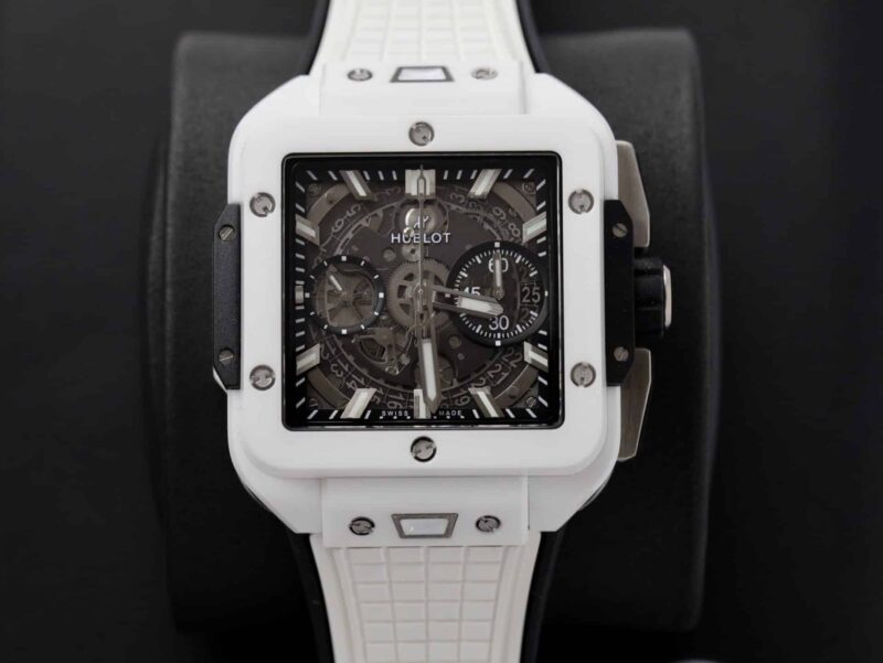 Hublot Square Bang Unico White Ceramic Best Quality Replica BBF 42mm