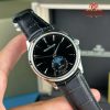 Jaeger-LeCoultre Master Ultra Thin Moon Black Dial Leather Strap