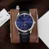 Đồng Hồ Jaeger-LeCoultre Master Ultra-Thin Moon Mặt Xanh Blue Dây Da Rep 1:1 APS 39mm