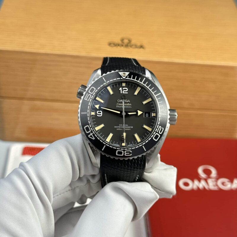 Omega Seamaster Planet Ocean 6000M Grey Dial Rubber Strap Super Clone VSF 43.5mm