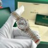 Đồng Hồ Nữ Rolex Datejust 278381RBR-0016 Demi Vàng Hồng Mặt Số Bạc Viền Đá Dây Jubilee Replica 31mm