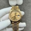 Rolex Day-Date 228238 Champagne Dial 18K Solid Gold CVD Diamonds 40mm