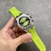 Audemars Piguet Royal Oak Offshore Diver Chronograph 26703ST Green Dial Rubber Best Replica JHF 42mm