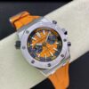 Audemars Piguet Royal Oak Offshore Diver Chronograph 26703ST Orange Dial Orange Rubber Best Replica JHF 42mm