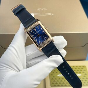 Đồng Hồ Jaeger-LeCoultre Reverso Tribute Duoface Small Seconds Q398258J Vàng Hồng Mặt Xanh