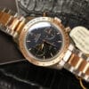 Omega Speedmaster 1957 Chronograph Two Tone Rose Gold Black Dial