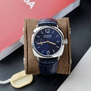 Panerai Radiomir Quaranta Blue Dial Leather Strap PAM01293 1:1 Best Replica VSF 40mm