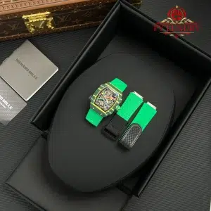 Richard Mille RM67-02 Wayde Van Niekerk Automatic Extraflat Green Quartz TPT Super Clone 47.52 x 38.7mm