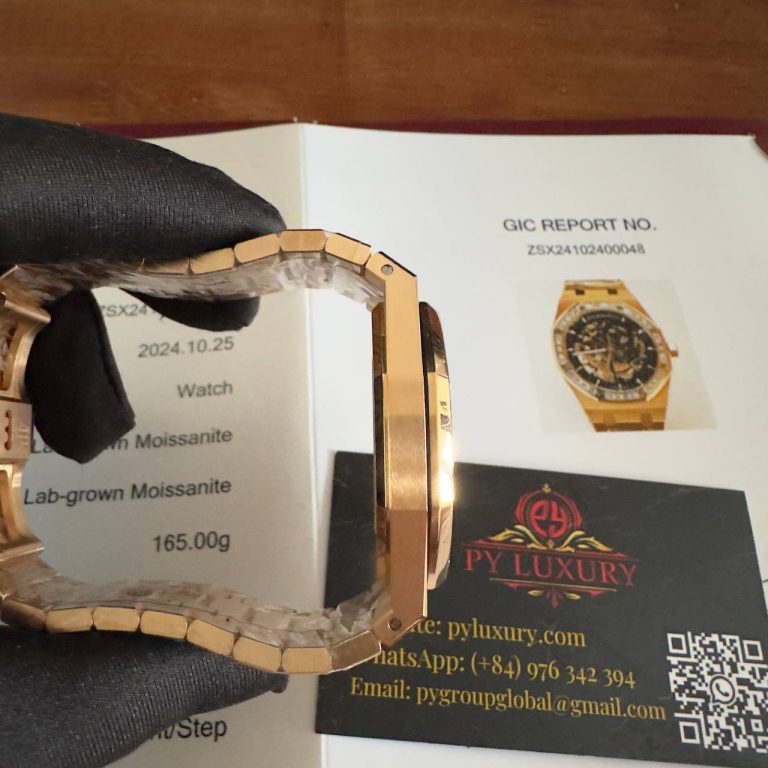 Audemars Piguet Royal Oak 15412OR Open Work Skeleton 18K Rose Gold ...