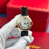 Cartier Ballon Bleu CRWGBB0009 Automatic Rose Gold Black Leather Strap Best Replica