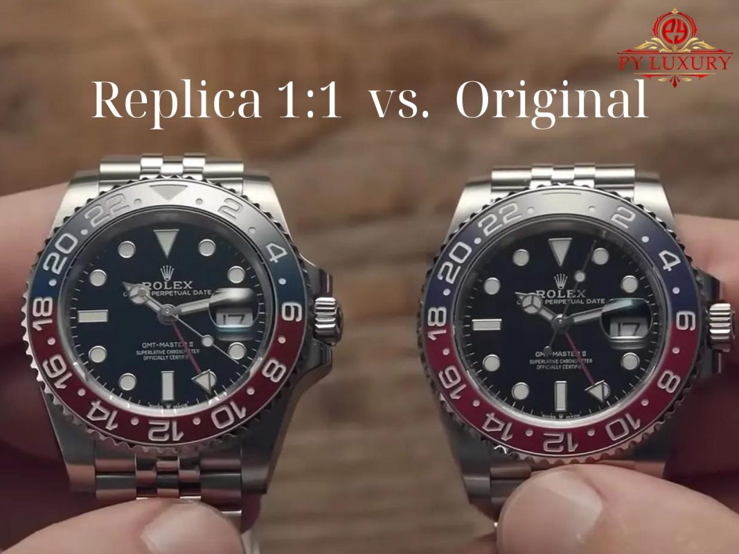 Đồng hồ Rolex replica 1:1 so với đồng hồ Rolex chính hãng