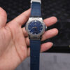 Hublot Classic Fusion Titanium Blue Dial Leather Strap 1:1 Replica 42mm