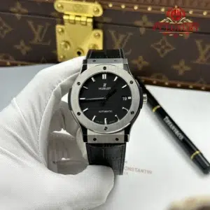 Hublot Classic Fusion Titanium Men's Watch Black Dial 1:1 Best Replica JJZ Factory 45mm